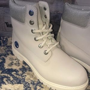 Limited Edition Frost White Timberland Boots